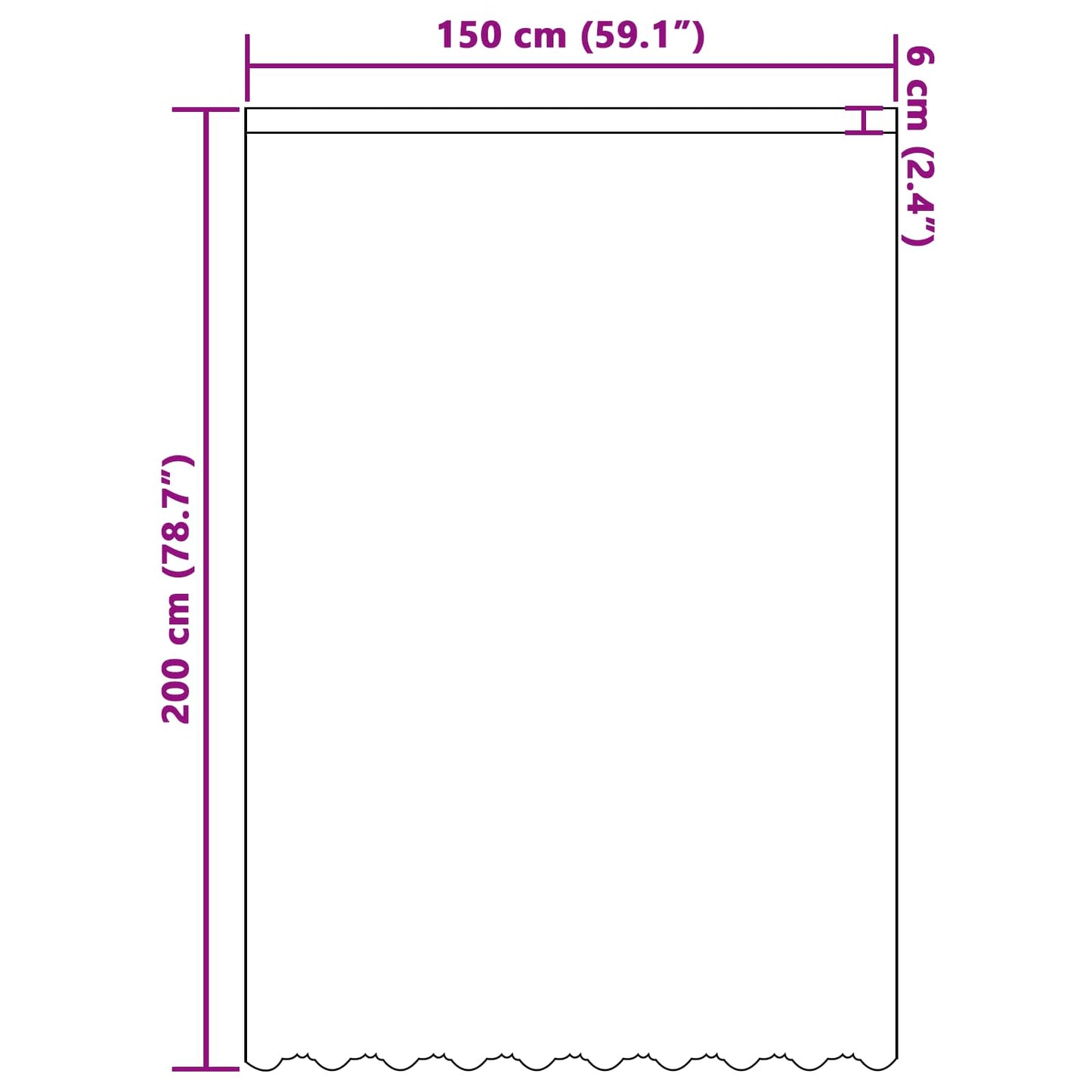 vidaXL Spitzenvorhang mit Vorhängen Floral Weiß 200 x 150 cm Polyester