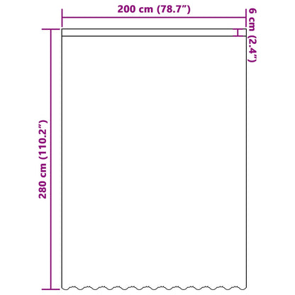 vidaXL Spitzenvorhang mit Vorhängen Floral Weiß 280 x 200 cm Polyester
