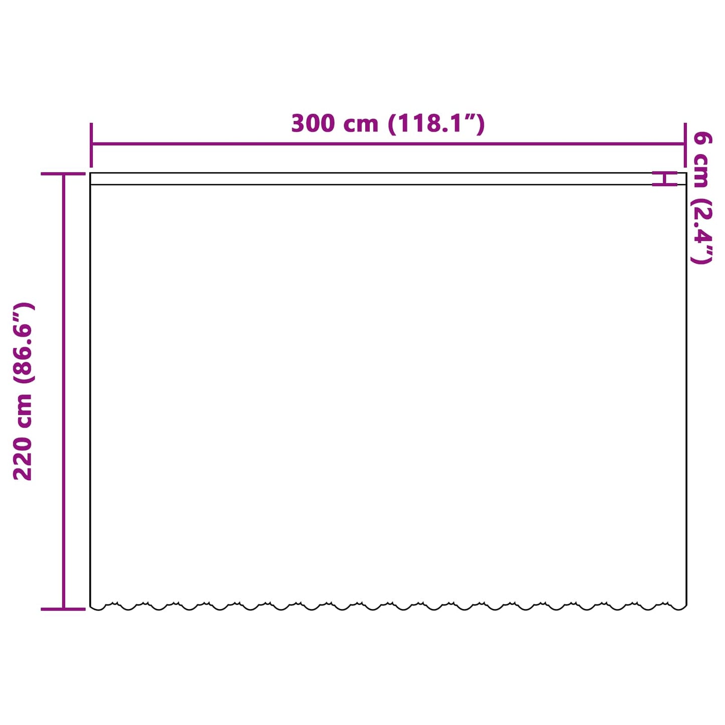 vidaXL Spitzenvorhang mit Vorhängen Floral Weiß 220 x 300 cm Polyester