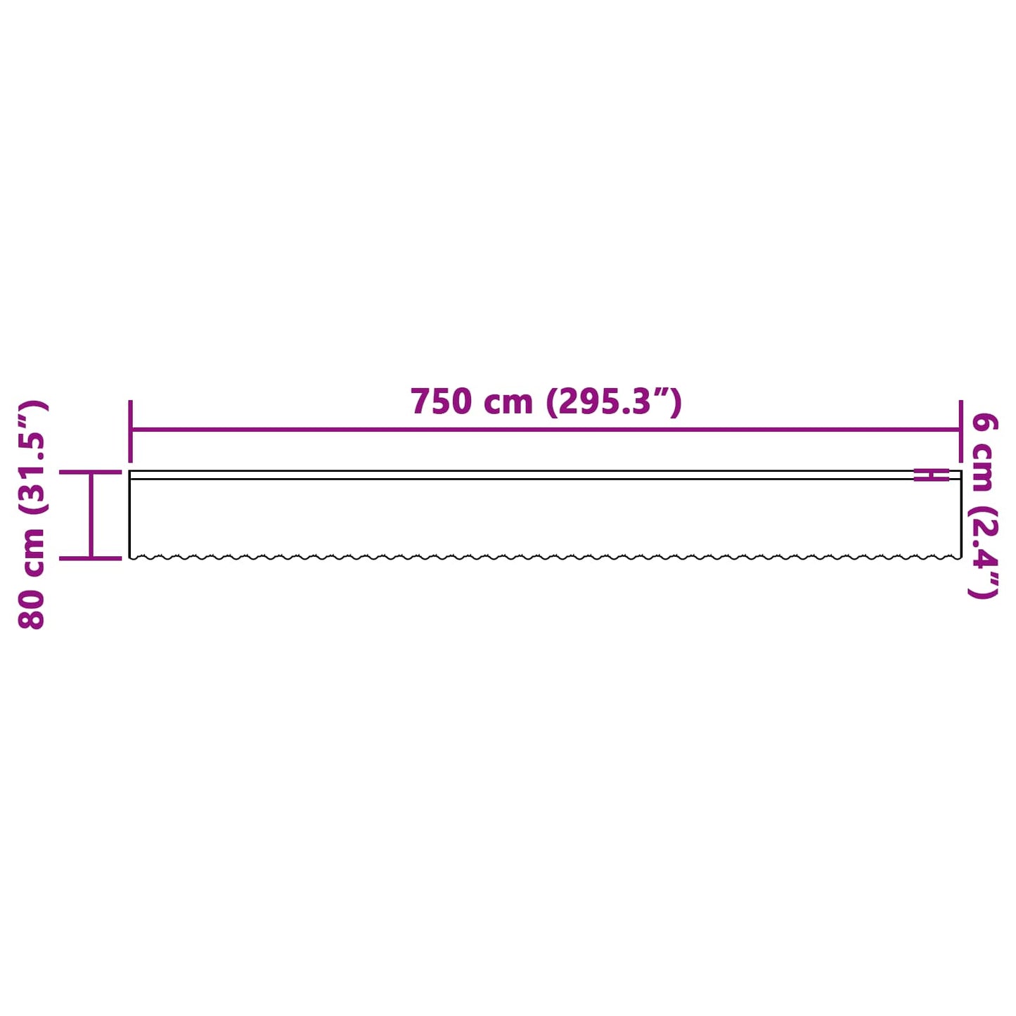 Spitzenvorhang mit Vorhängen Floral Weiß 80 x 750 cm Polyester