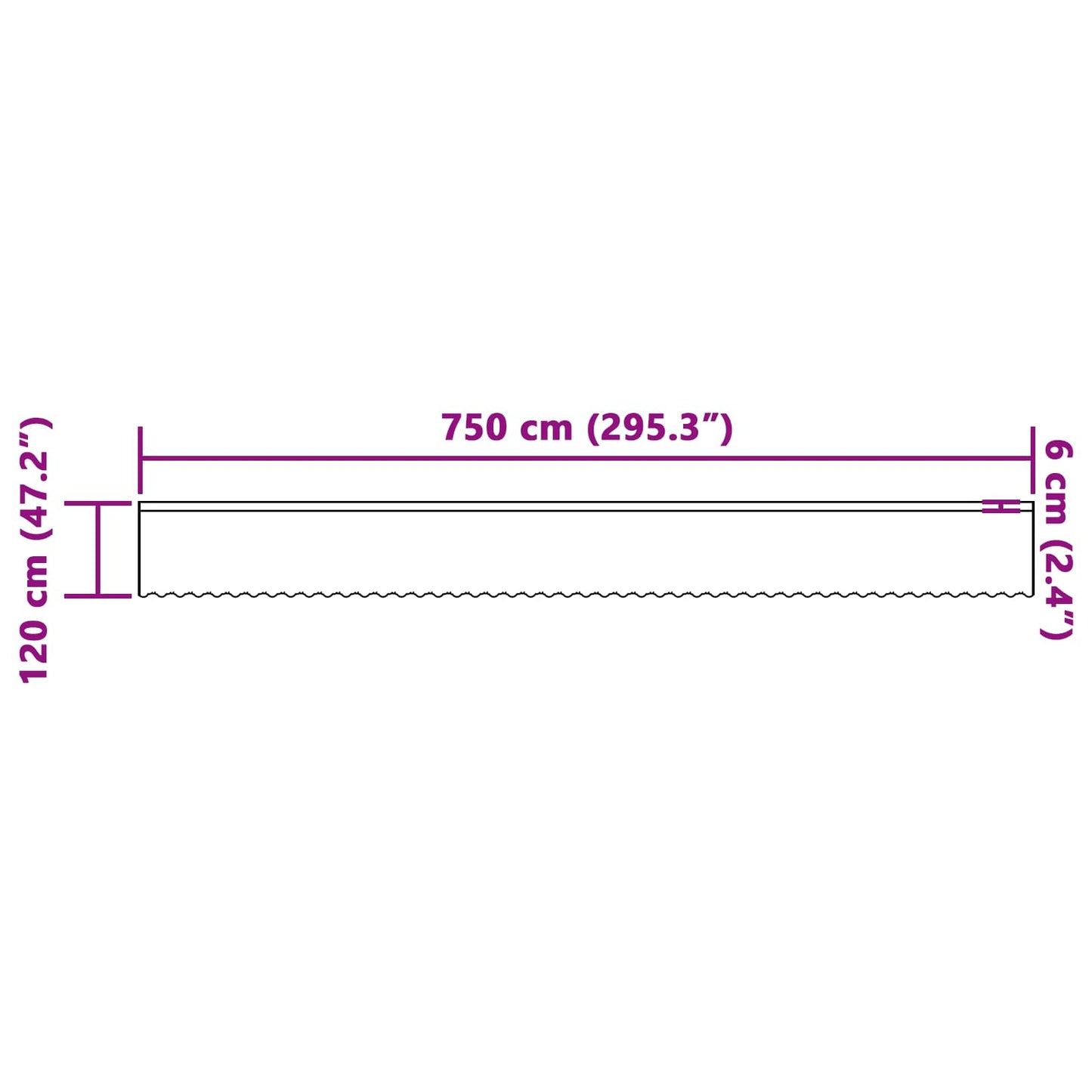 Spitzenvorhang mit Vorhängen Floral Weiß 120 x 750 cm Polyester