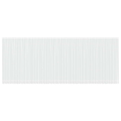 vidaXL Spitzenvorhang mit Vorhängen Weiß 260 x 1200 cm Polyester
