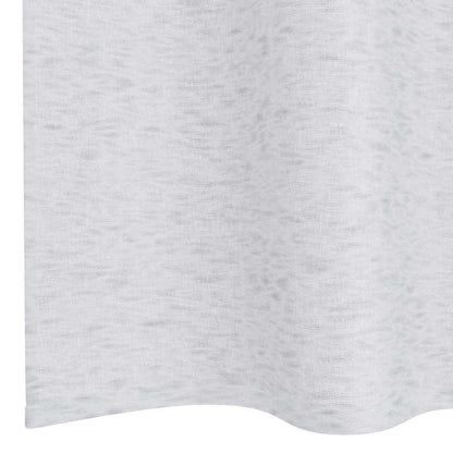 vidaXL Voile-Vorhang 2 pcs Hellgrau 175 x 140 cm Polyester