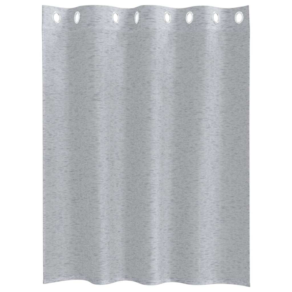 vidaXL Voile-Vorhang 2 pcs Dunkelgrau 140 x 140 cm Polyester