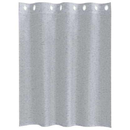 vidaXL Voile-Vorhang 2 pcs Dunkelgrau 140 x 140 cm Polyester