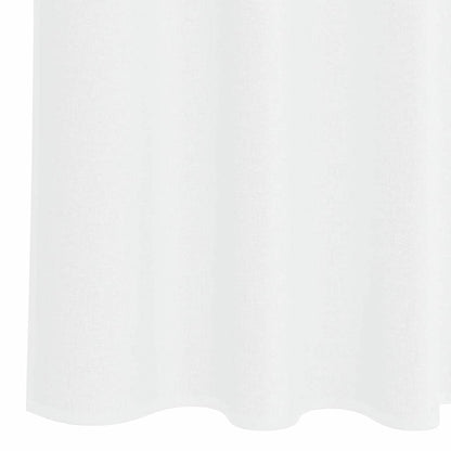vidaXL Voile-Vorhang mit Vorhängen 2 pcs Weiß 175 x 140 cm Polyester