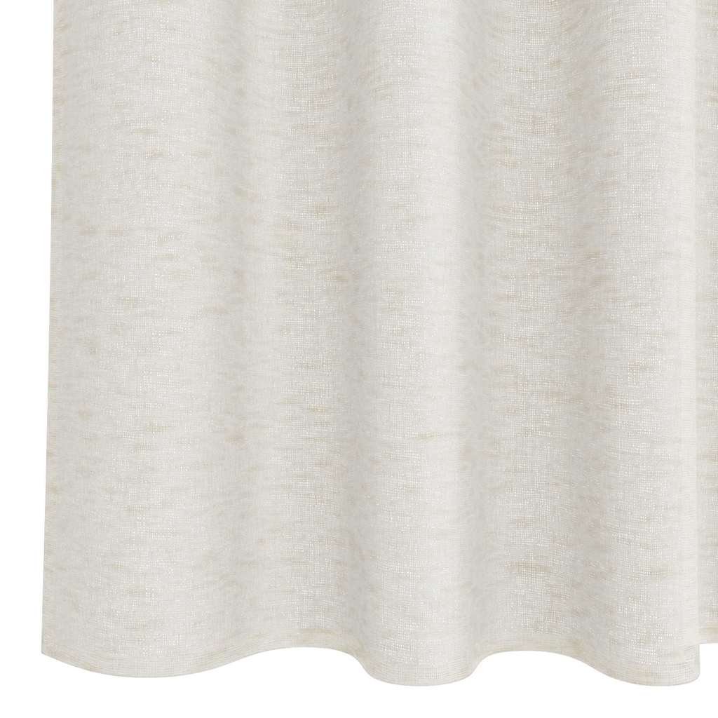 vidaXL Voile-Vorhang mit Vorhängen 2 pcs Creme 225 x 140 cm Polyester