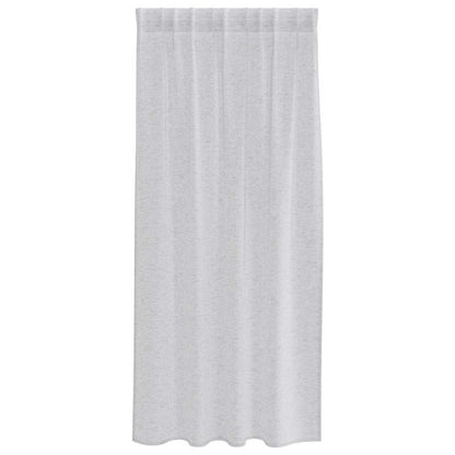 vidaXL Voile-Vorhang 2 pcs Hellgrau 175 x 140 cm Polyester