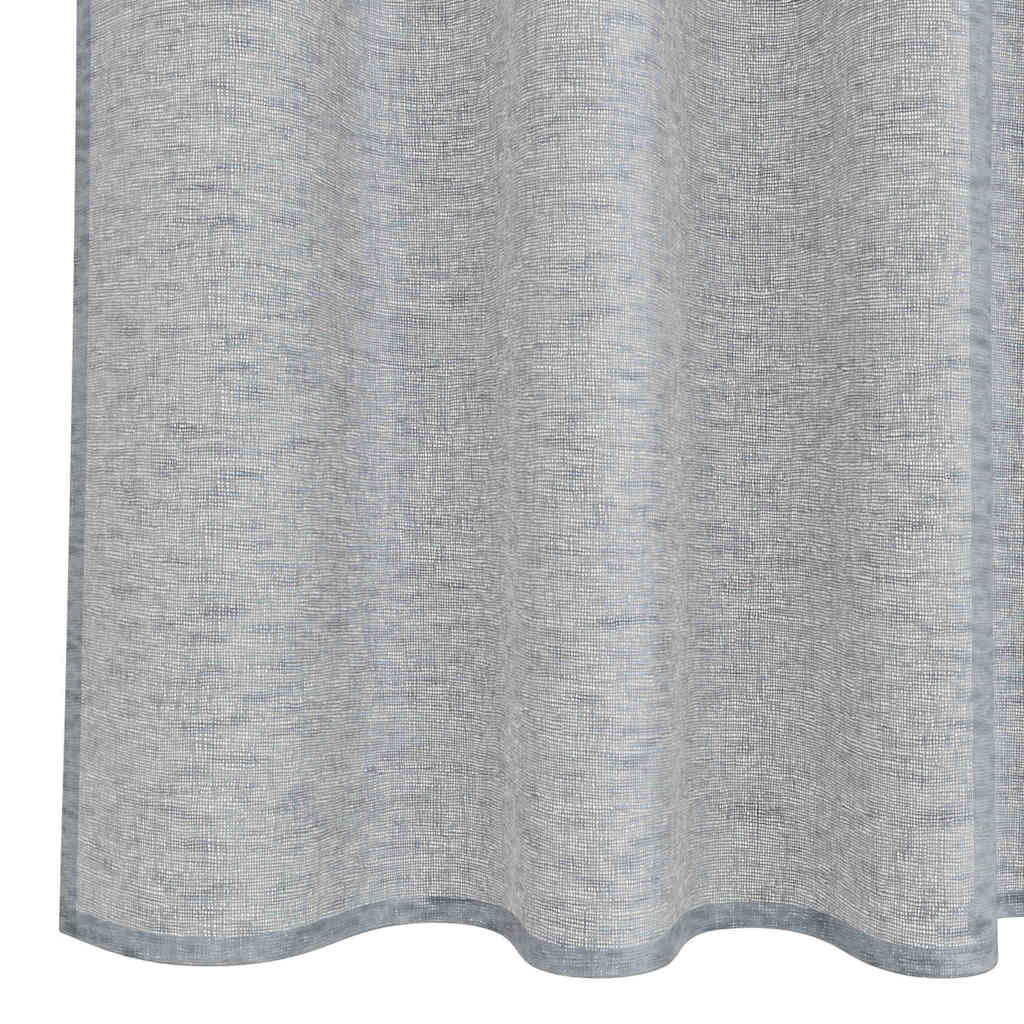 vidaXL Voile-Vorhang 2 pcs Dunkelgrau 245 x 140 cm Polyester