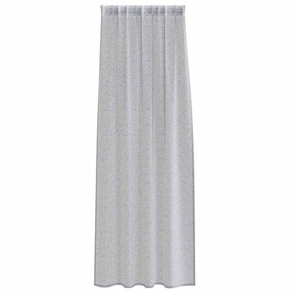 vidaXL Voile-Vorhang 2 pcs Dunkelgrau 245 x 140 cm Polyester