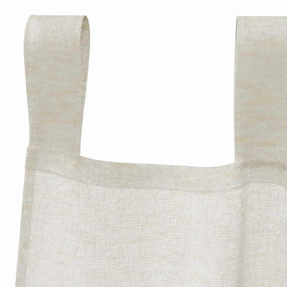 vidaXL Voile-Vorhang mit Vorhängen 2 pcs Creme 140 x 140 cm Polyester
