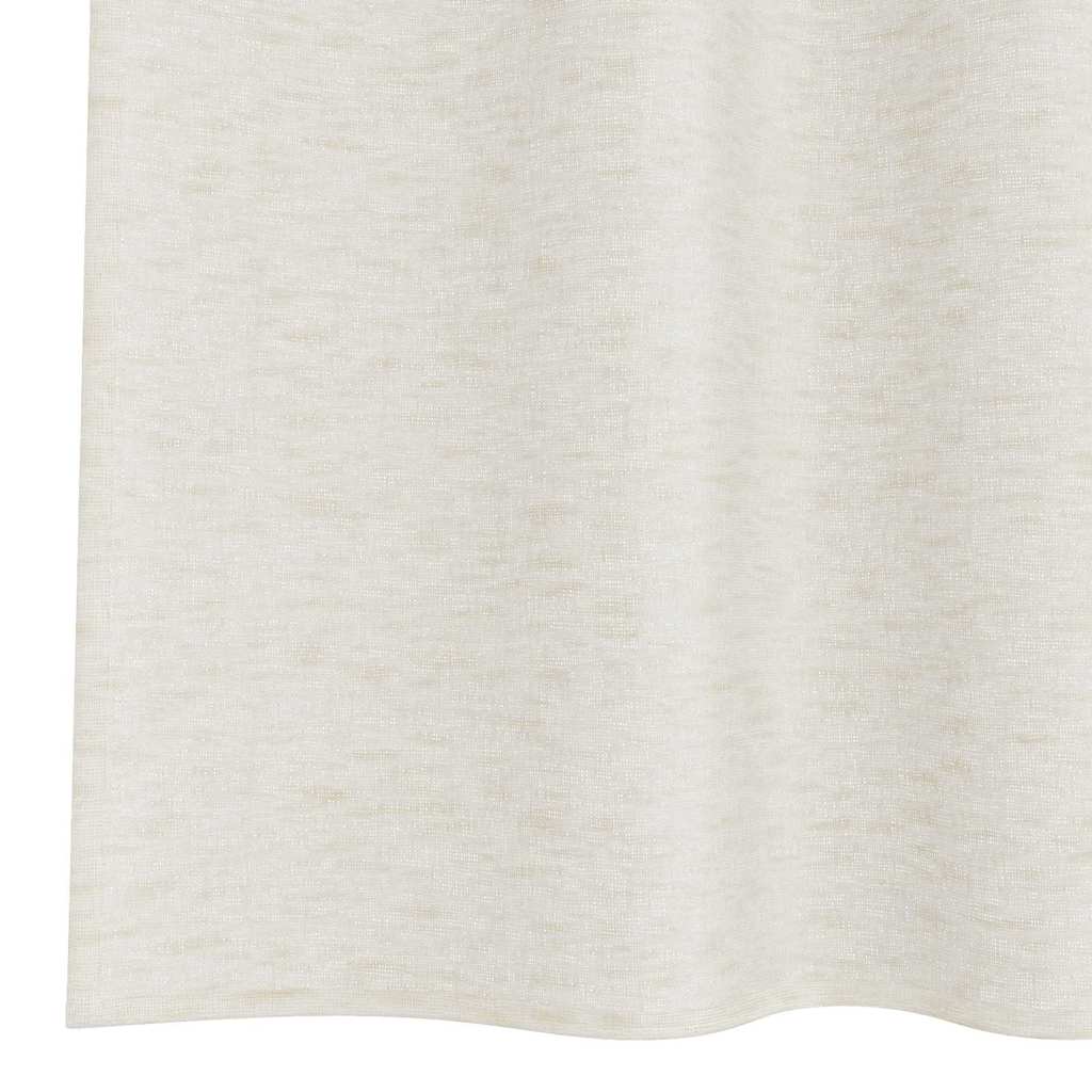 vidaXL Voilage rideaux 2 pcs Crème 225 x 140 cm Polyester