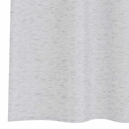 vidaXL Voile-Vorhang 2 pcs Hellgrau 140 x 140 cm Polyester