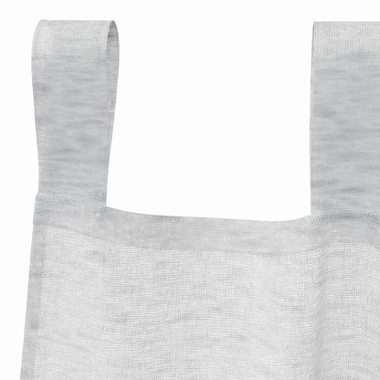 vidaXL Voile-Vorhang 2 pcs Hellgrau 225 x 140 cm Polyester