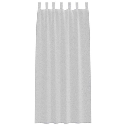 vidaXL Voile-Vorhang 2 pcs Hellgrau 225 x 140 cm Polyester