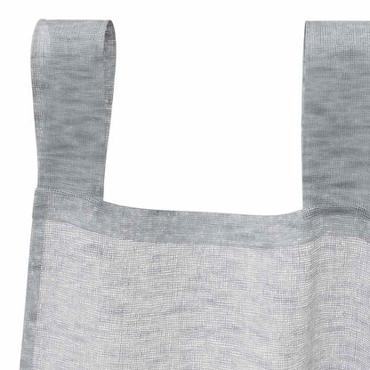 vidaXL Voile-Vorhang 2 pcs Dunkelgrau 225 x 140 cm Polyester