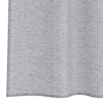vidaXL Voile-Vorhang 2 pcs Dunkelgrau 260 x 140 cm Polyester