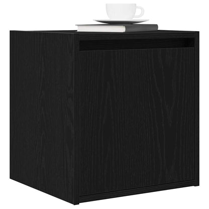 vidaXL Wand-Nachttisch Schwarz 38x34x40 cm