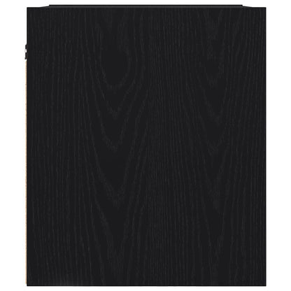 vidaXL Wand-Nachttisch Schwarz 38x34x40 cm