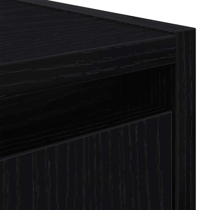 vidaXL Wand-Nachttisch Schwarz 38x34x40 cm