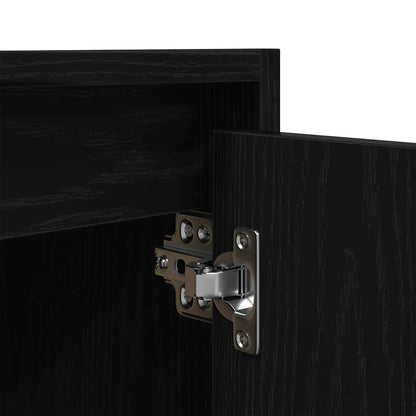 vidaXL Wand-Nachttische 2 Stk. Schwarz 38x34x40 cm