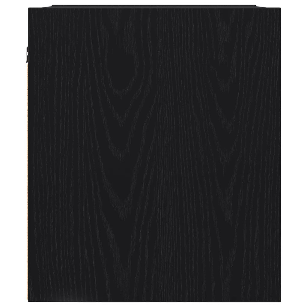vidaXL Wand-Nachttische 2 Stk. Schwarz 38x34x40 cm