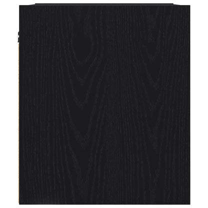 vidaXL Wand-Nachttische 2 Stk. Schwarz 38x34x40 cm