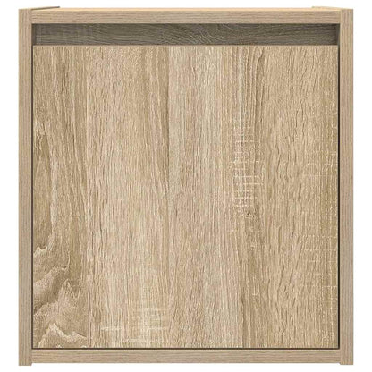 vidaXL Tables de chevet murales 2 pcs Chêne sonoma 38x34x40 cm