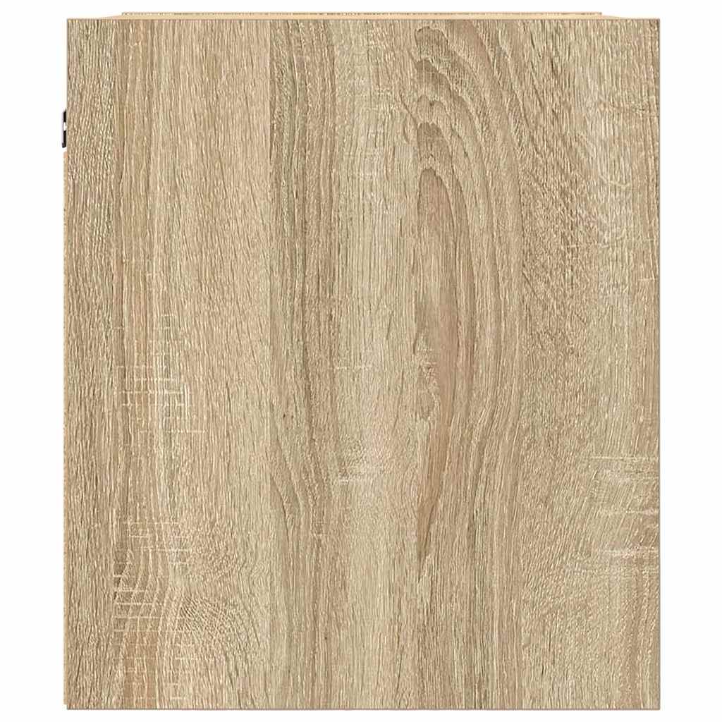 vidaXL Tables de chevet murales 2 pcs Chêne sonoma 38x34x40 cm