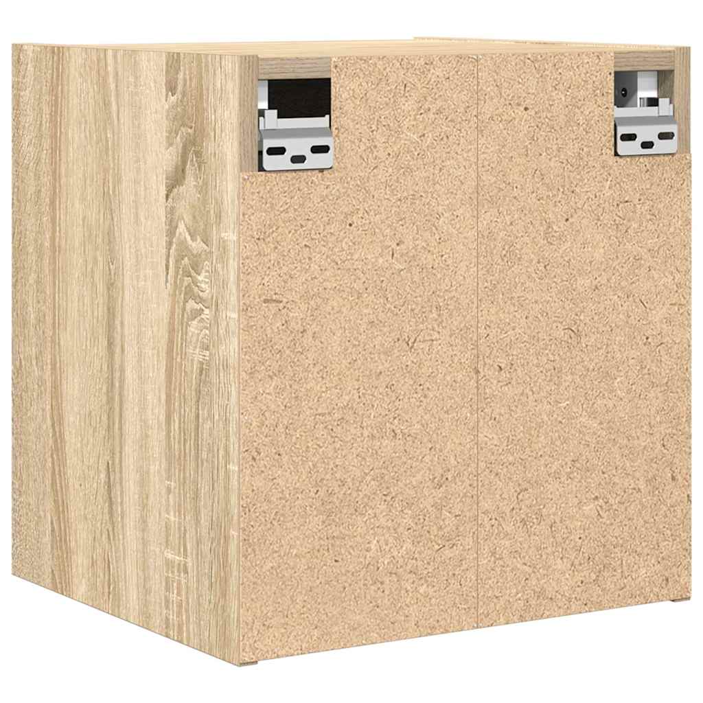 vidaXL Tables de chevet murales 2 pcs Chêne sonoma 38x34x40 cm