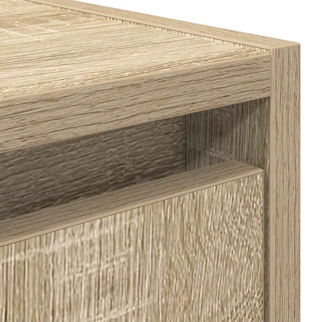 vidaXL Tables de chevet murales 2 pcs Chêne sonoma 38x34x40 cm