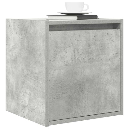 vidaXL Wand-Nachttisch Betongrau 38x34x40 cm