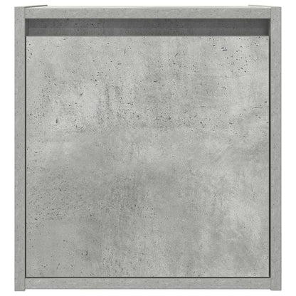 vidaXL Wand-Nachttisch Betongrau 38x34x40 cm