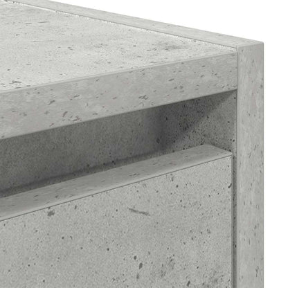 vidaXL Wand-Nachttisch Betongrau 38x34x40 cm