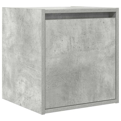 vidaXL Wand-Nachttische 2 Stk. Betongrau 38x34x40 cm