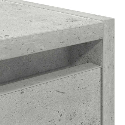 vidaXL Wand-Nachttische 2 Stk. Betongrau 38x34x40 cm