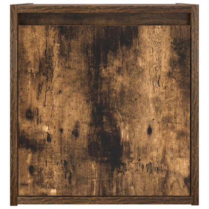 vidaXL Wand-Nachttisch Räuchereiche 38x34x40 cm