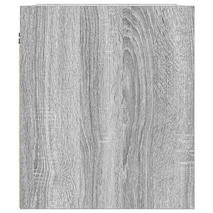 vidaXL Wand-Nachttische 2 Stk. Grau Sonoma 38x34x40 cm