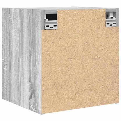vidaXL Wand-Nachttische 2 Stk. Grau Sonoma 38x34x40 cm
