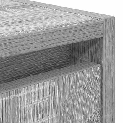 vidaXL Wand-Nachttische 2 Stk. Grau Sonoma 38x34x40 cm