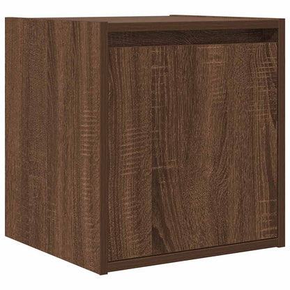 vidaXL Wand-Nachttisch Braun Eichen-Optik 38x34x40 cm