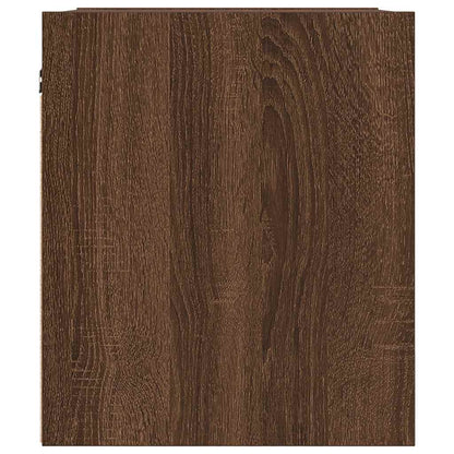 vidaXL Wand-Nachttisch Braun Eichen-Optik 38x34x40 cm