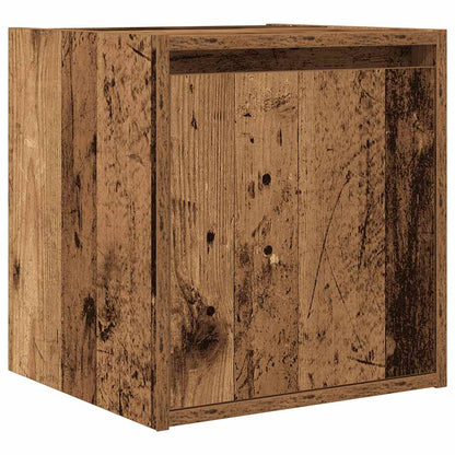 vidaXL Wand-Nachttisch Altholz-Optik 38x34x40 cm