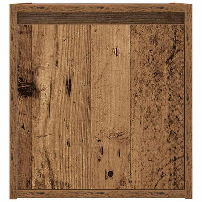 vidaXL Wand-Nachttisch Altholz-Optik 38x34x40 cm