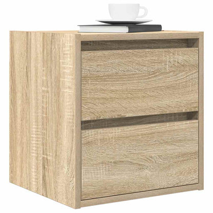 vidaXL Wand-Nachttisch Sonoma-Eiche 38x34x40 cm