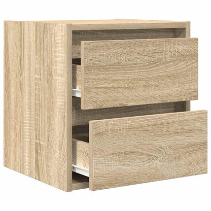 vidaXL Wand-Nachttisch Sonoma-Eiche 38x34x40 cm