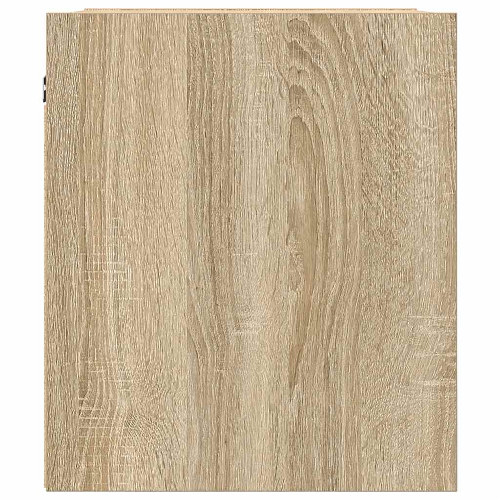 vidaXL Wand-Nachttisch Sonoma-Eiche 38x34x40 cm