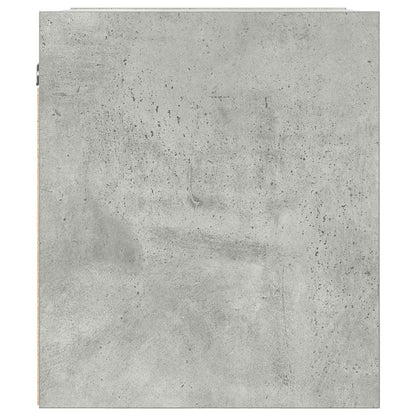 vidaXL Wand-Nachttisch Betongrau 38x34x40 cm