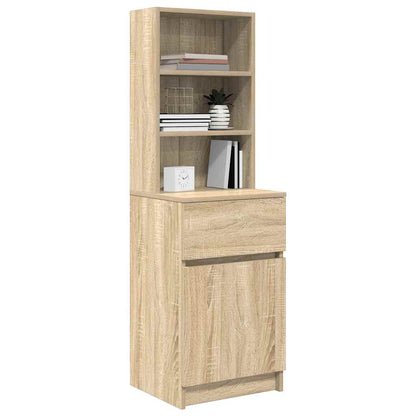 vidaXL Table de chevet chêne Sonoma 39x35x125 cm bois d'ingénierie