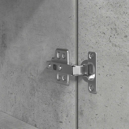 Nachttisch Betongrau 39x35x125 cm Holzwerkstoff